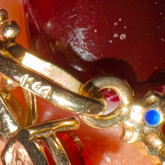 14K Gold Seahorse Pendant charm - Picture 4 of 4